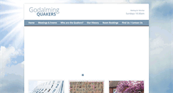Desktop Screenshot of godalmingquakers.org