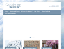 Tablet Screenshot of godalmingquakers.org